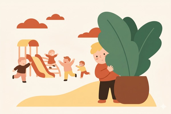 孩子内向不爱社交